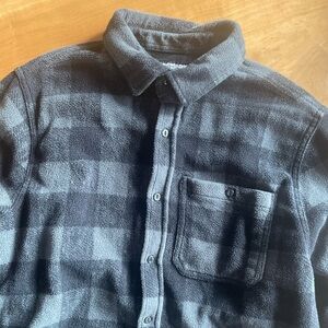 Brooklyn South Pole Dark Gray Plaid Button Down Shirt